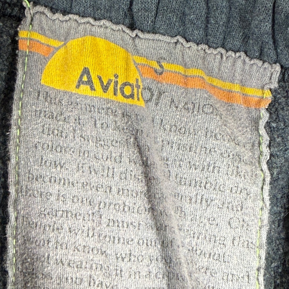 Aviator Nation Charcoal Gray Rainbow Stripe Sweatpants Joggers Womens Size S - Picture 4 of 10